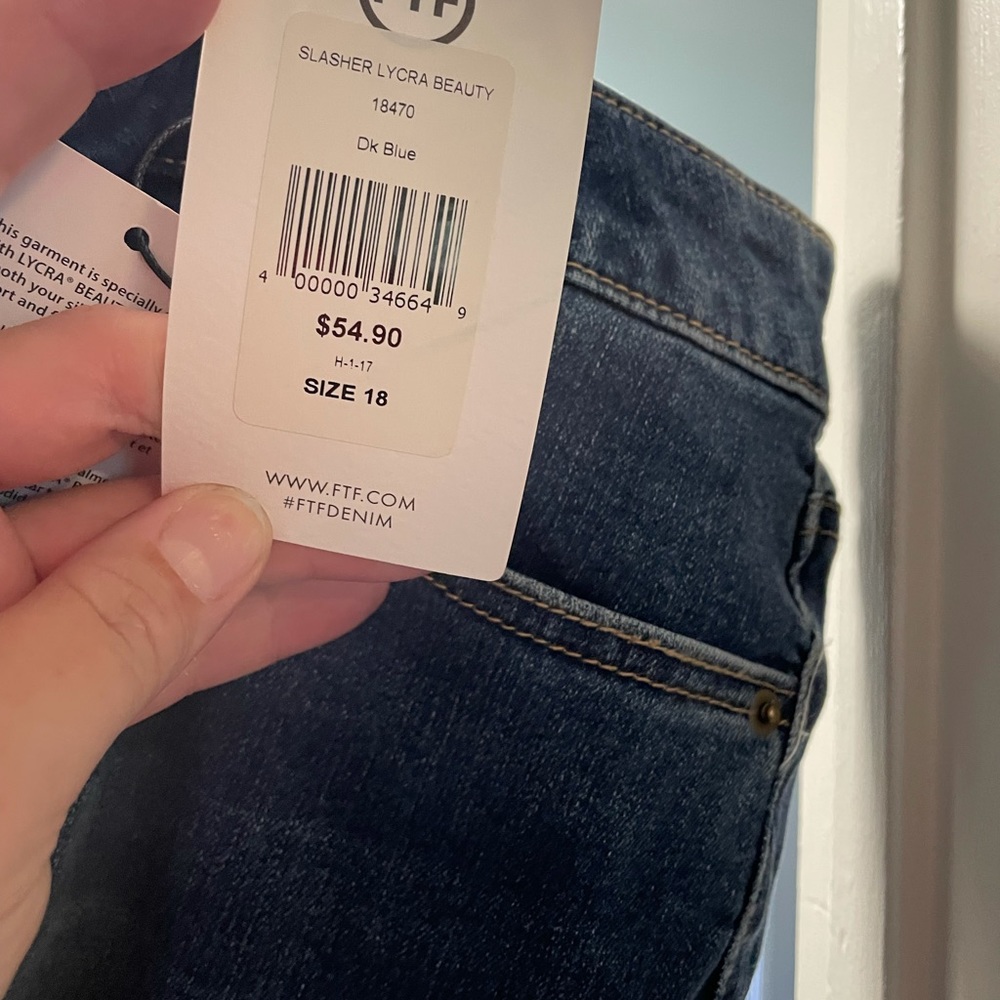 Fashion to figure plus size ripped jeans